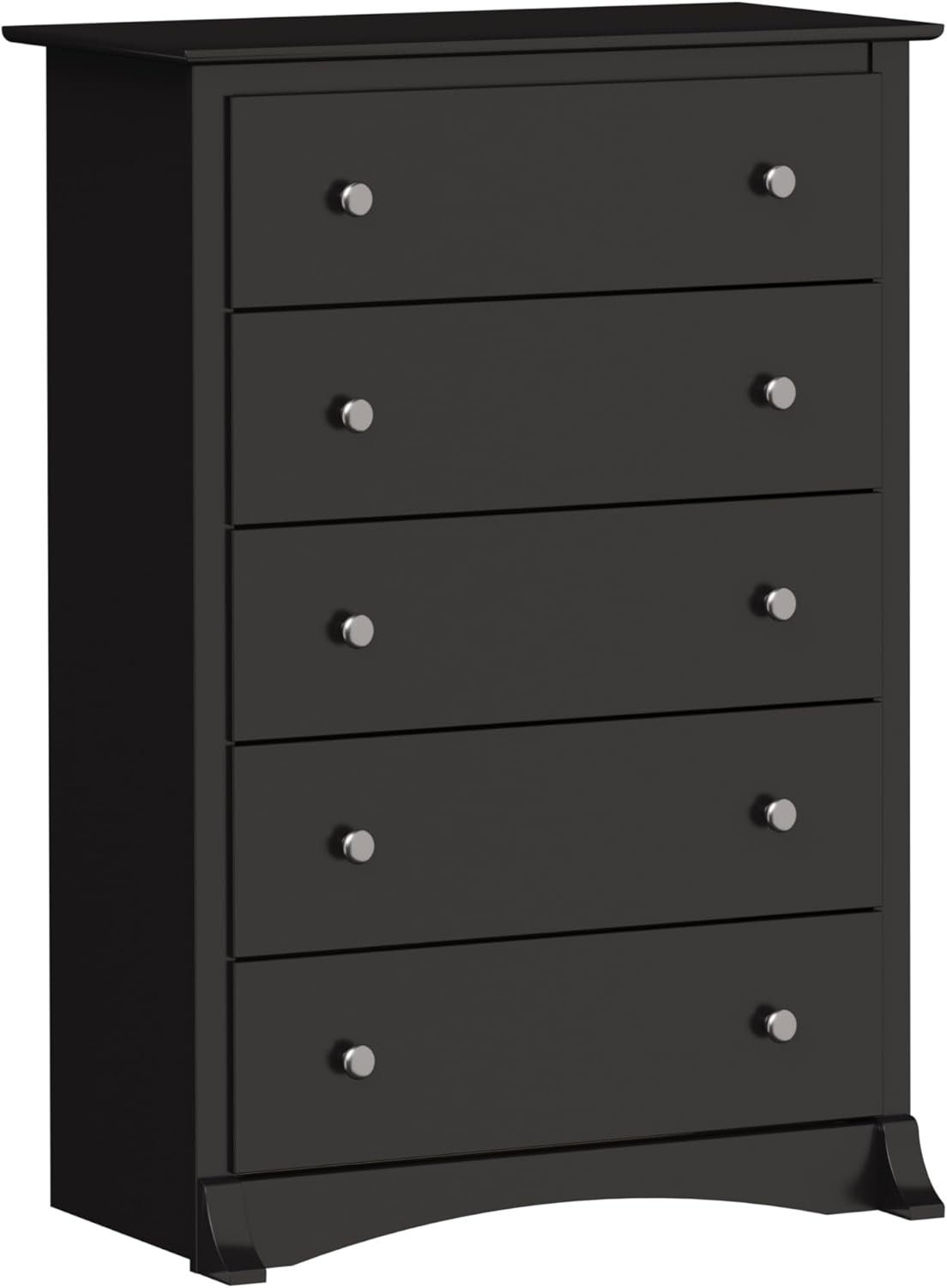 Prepac Rustic Ridge Dresser, 5-Drawer, Black - Image 13
