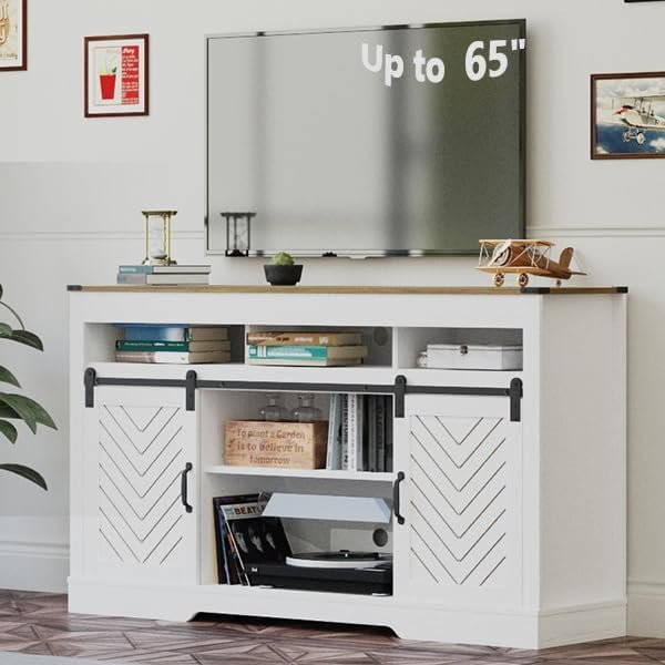RoyalCraft Fireplace TV Stand, Light Grey - Image 13