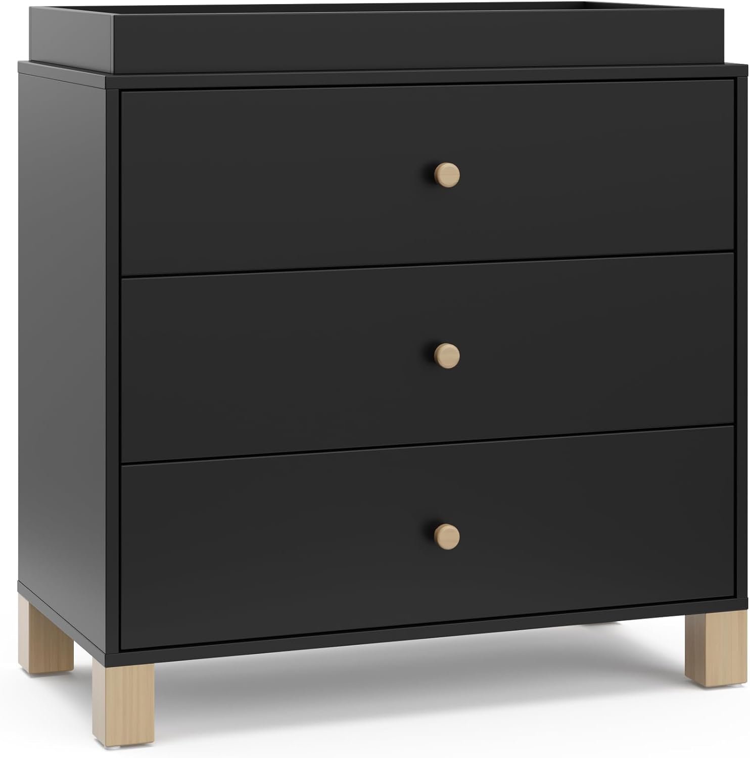 Storkcraft California Dresser, 6-Drawer, Olive/Driftwood - 画像 (16)
