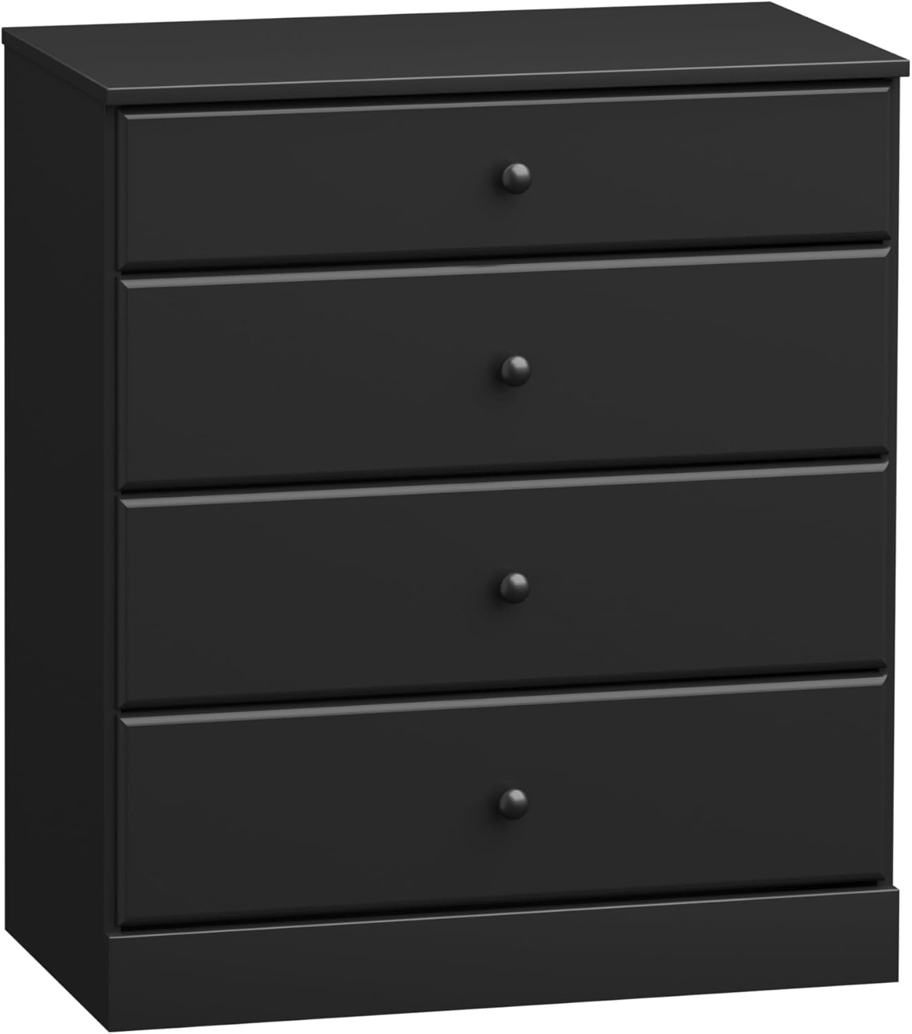 Prepac Rustic Ridge Dresser, 5-Drawer, Black - Image 4