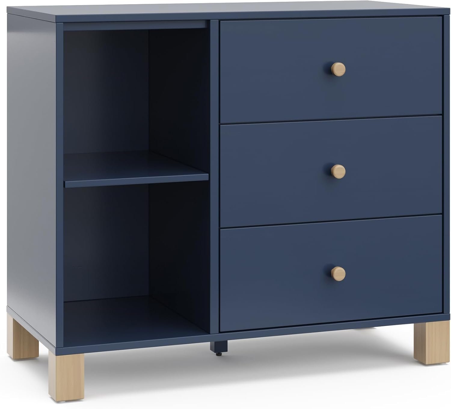 Storkcraft California Dresser, 6-Drawer, Olive/Driftwood - 画像 (11)