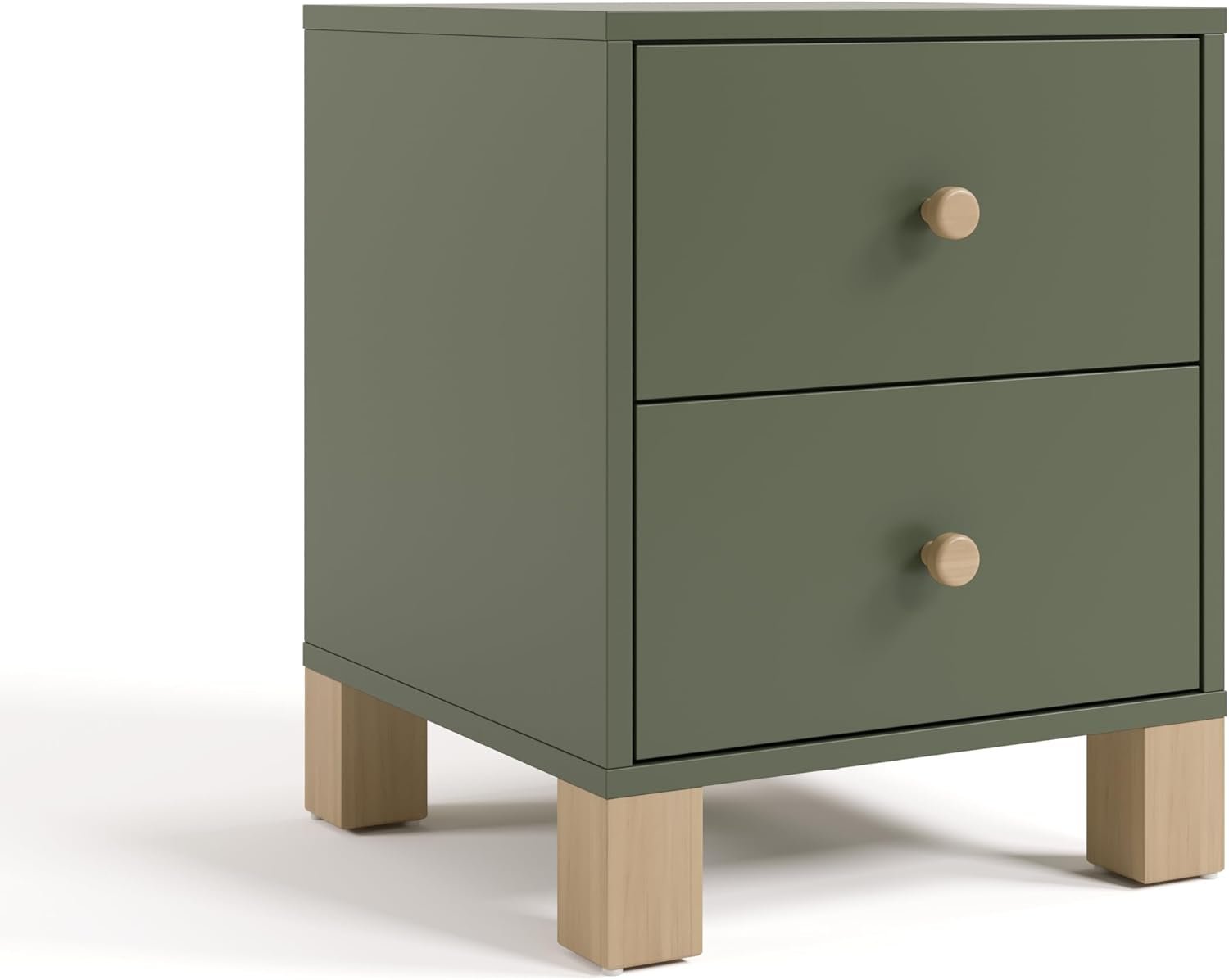 Storkcraft California Dresser, 6-Drawer, Olive/Driftwood - 画像 (19)
