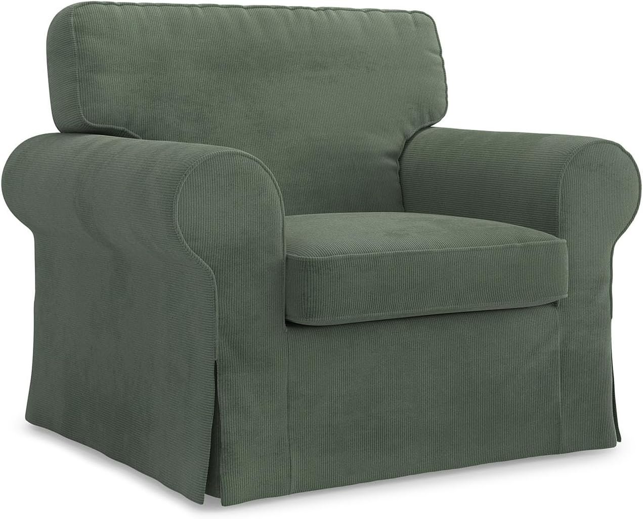 MASTERS OF COVERS Ektorp 3-Seat Sofa Cover, Cream - Image 2