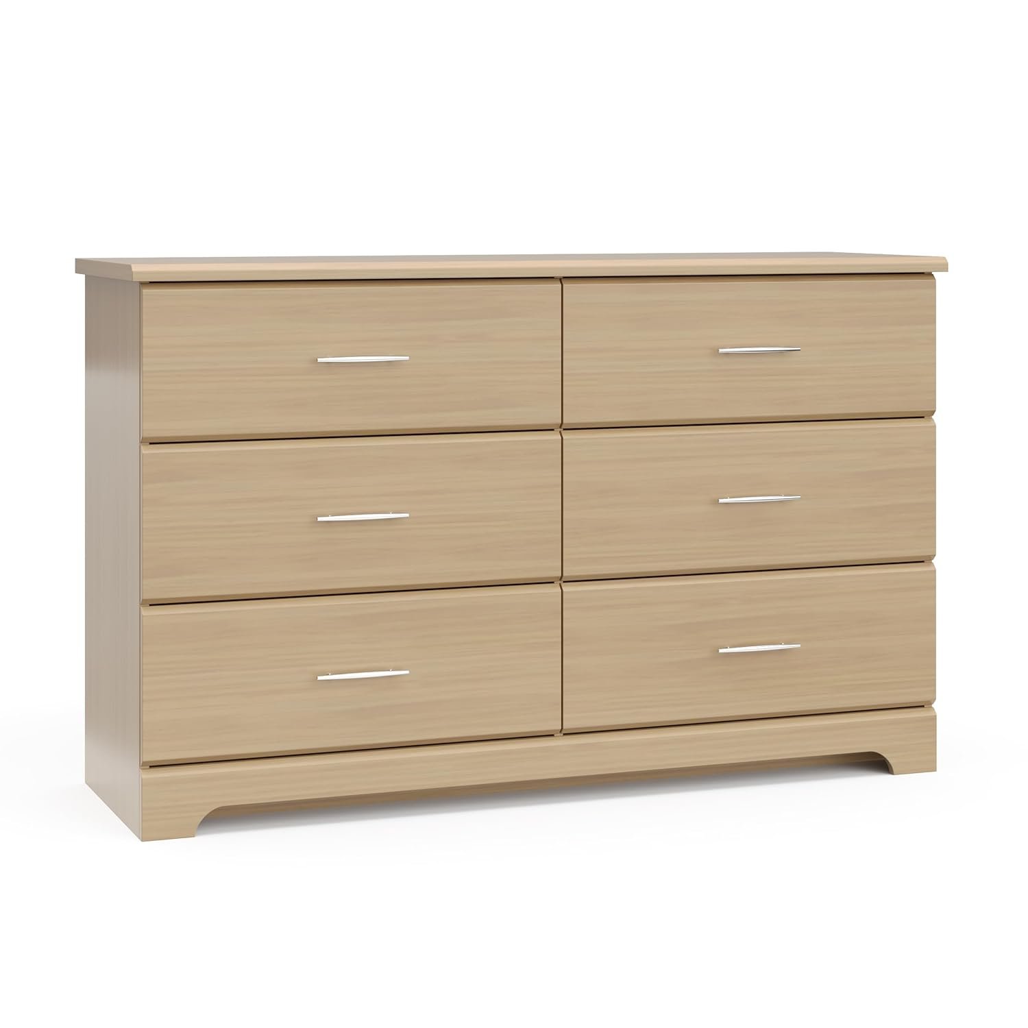 Storkcraft Brookside Dresser, 6-Drawer, Gray - 画像 (11)