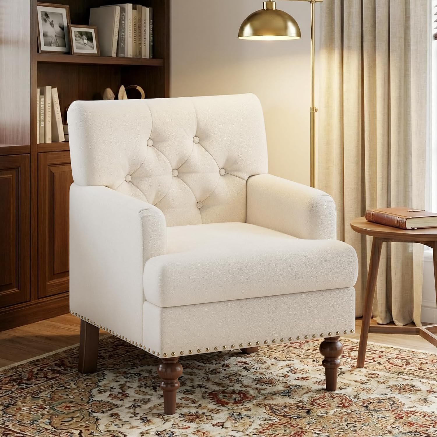 MALOL Accent Chairs, 2-Pack, Brown - Image 2