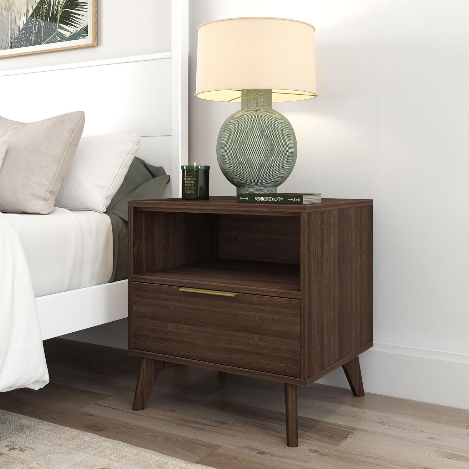 Plank+Beam Haven Nightstand Set of 2, Blonde/Black - 画像 (7)