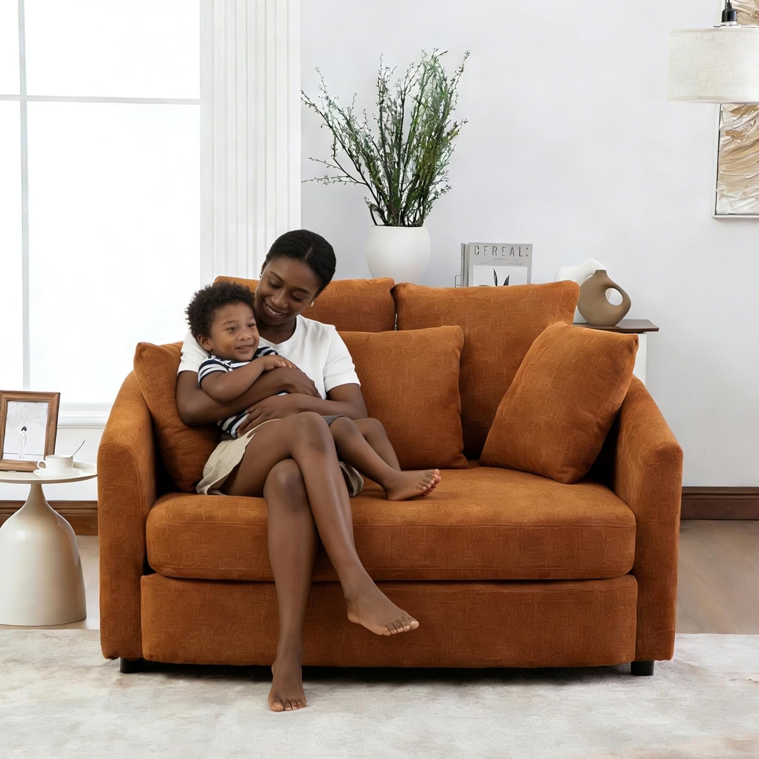 ERYE Upholstered Accent Chair, 46.9" - Image 5