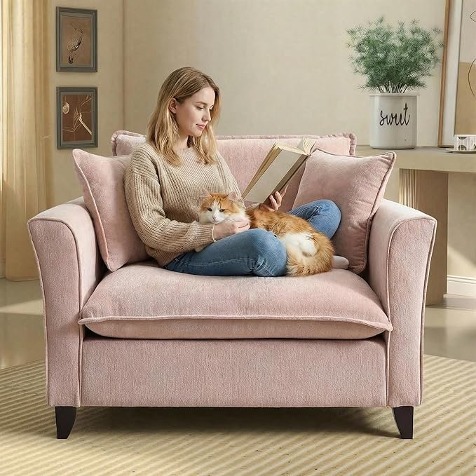 ERYE Upholstered Accent Chair, 46.9" - Image 7