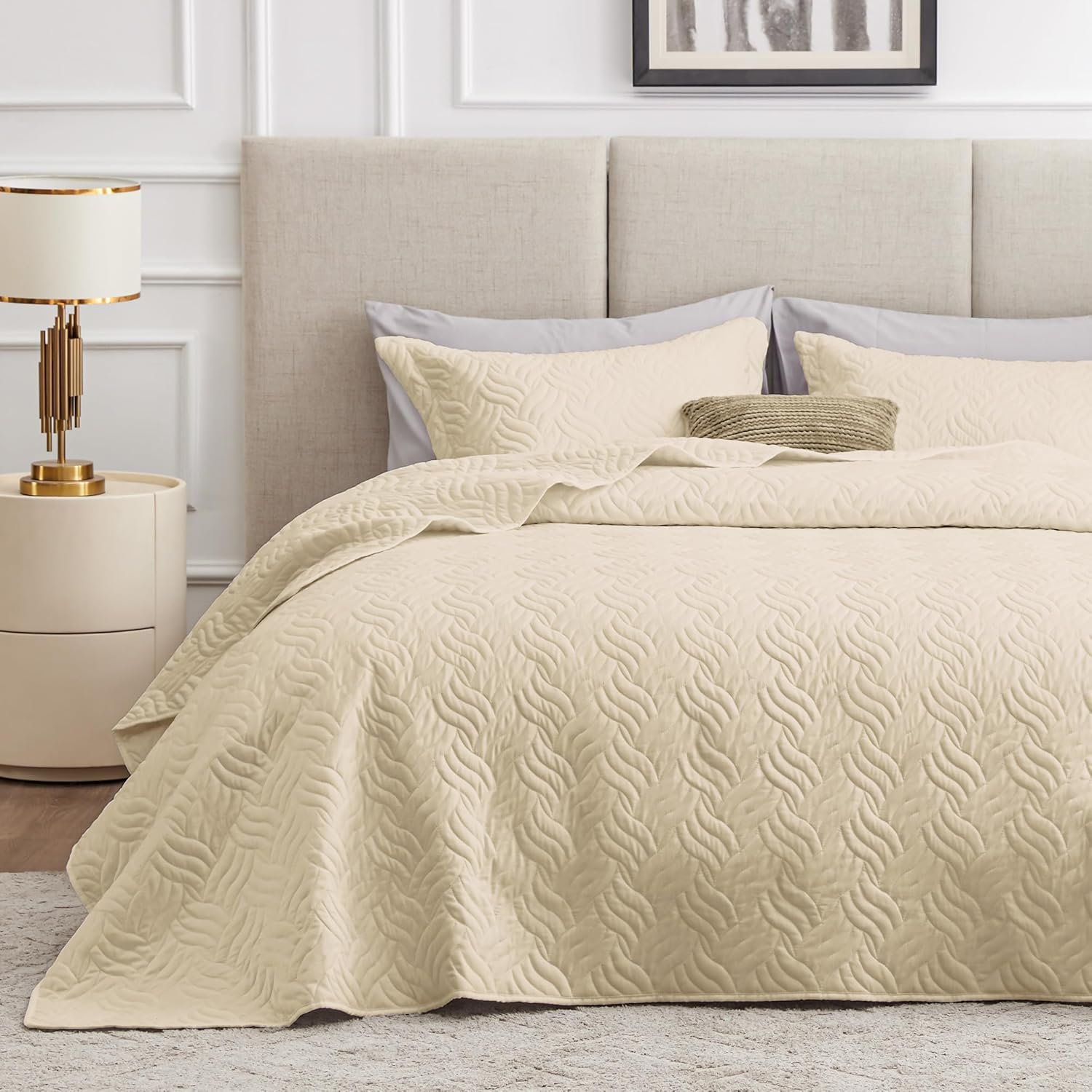 Love's Cabin Queen Quilt Set, 3-Piece, Blue - Image 7