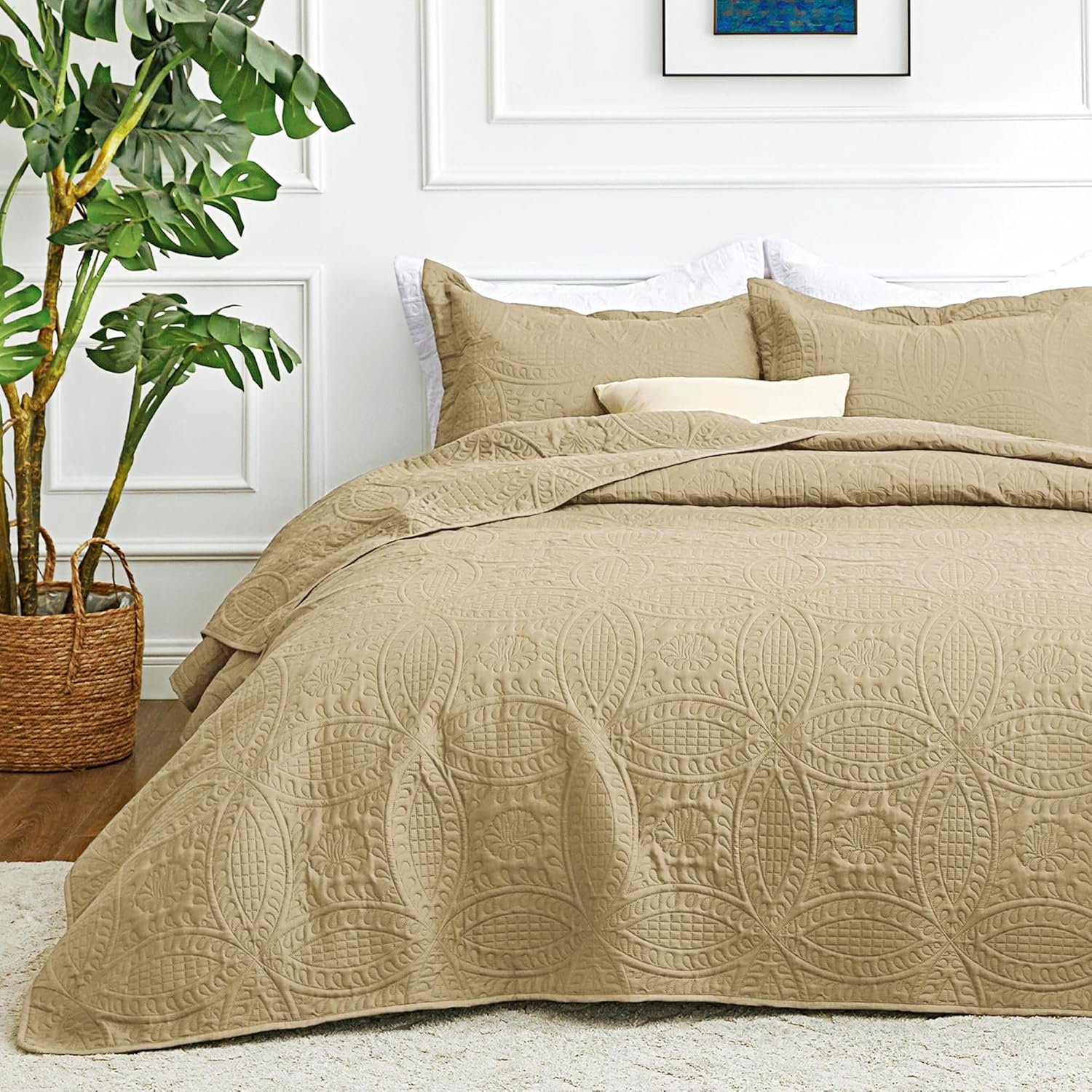 Love's Cabin Queen Quilt Set, 3-Piece, Blue - Image 32